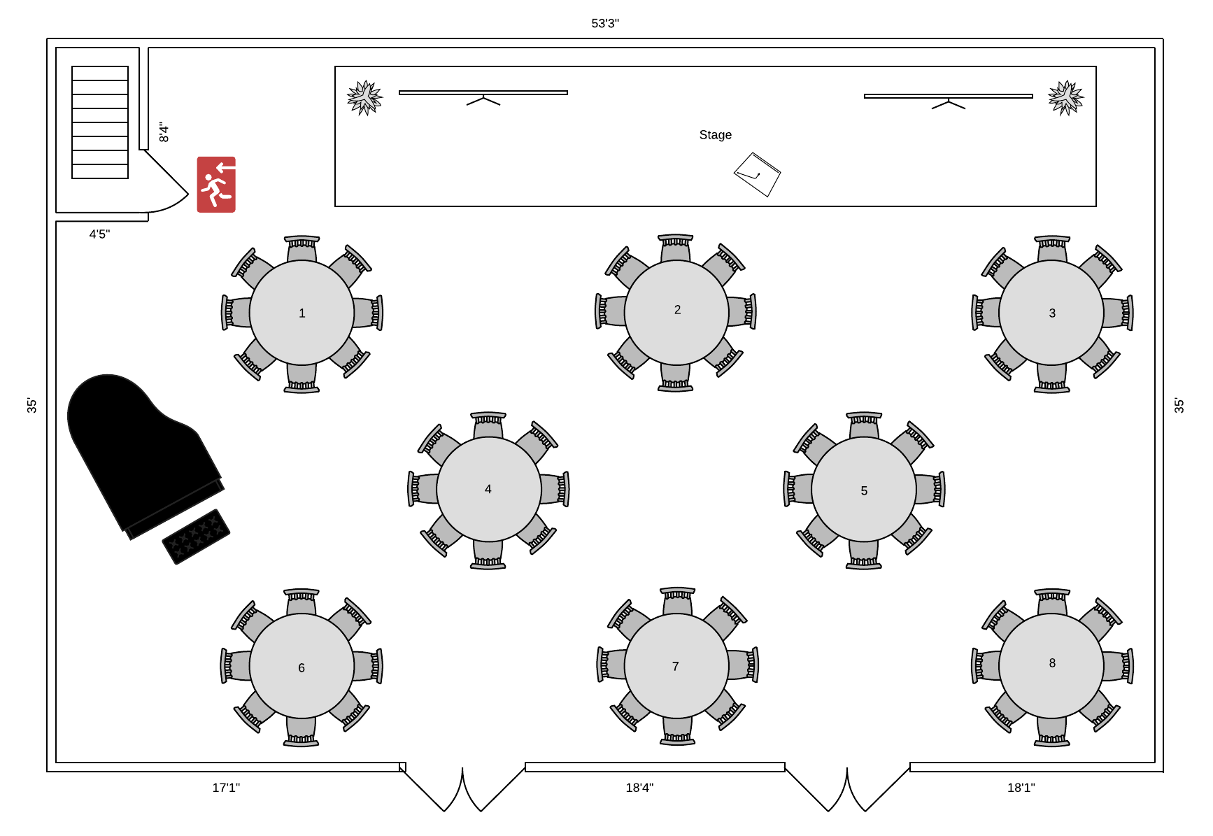event floor plan