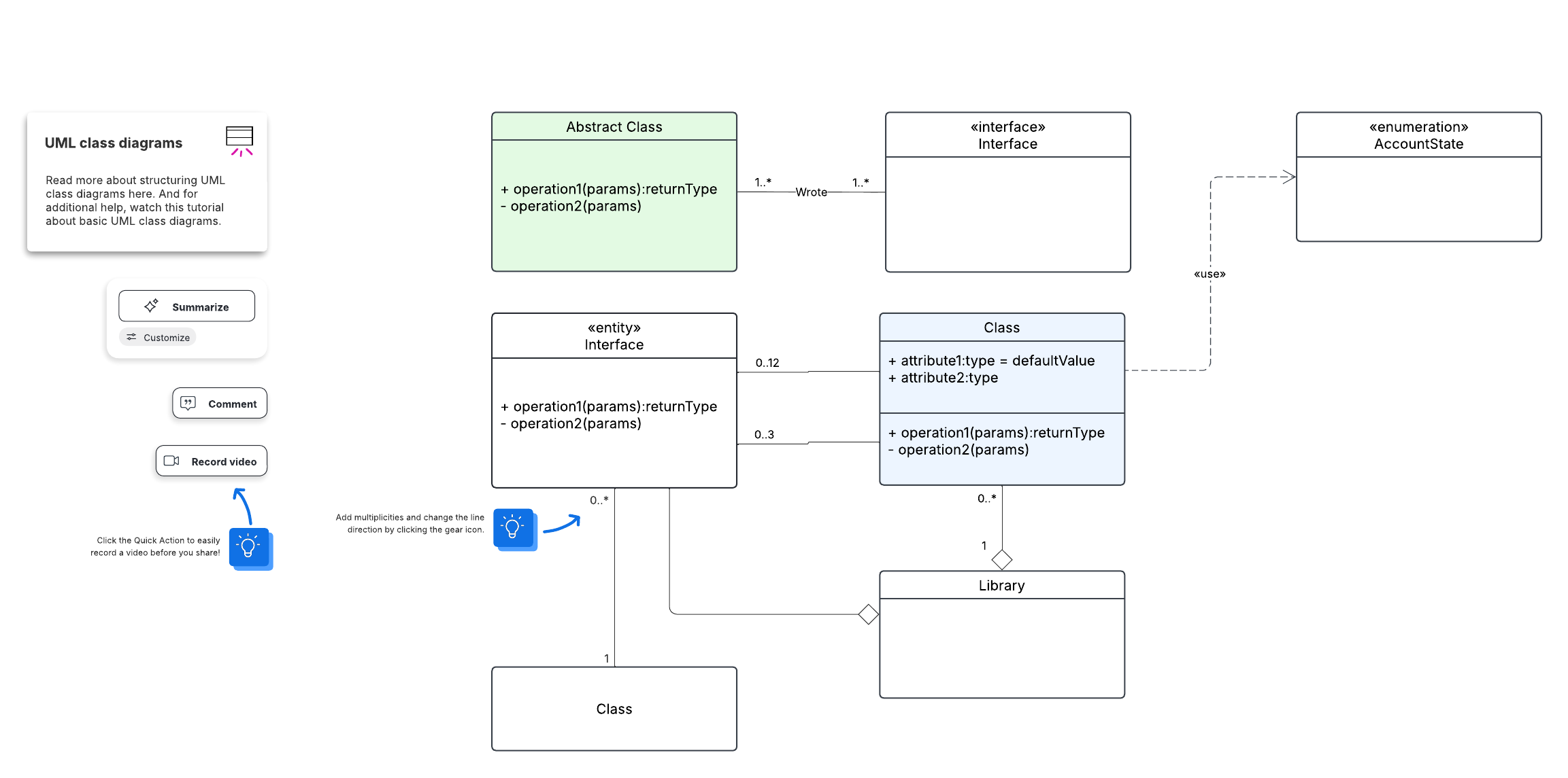 UML class diagram (click on image to edit)