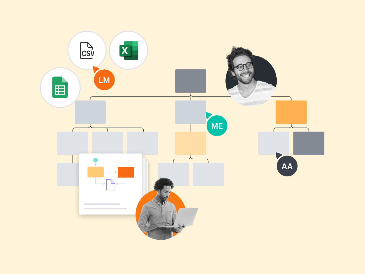 adicionar dados de arquivos csv, xcel ou planilhas