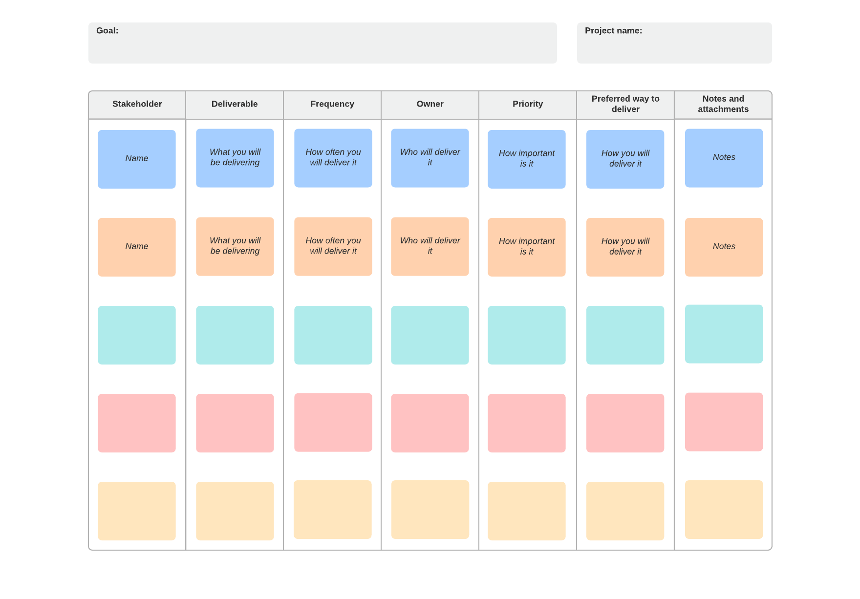 plano de comunicação