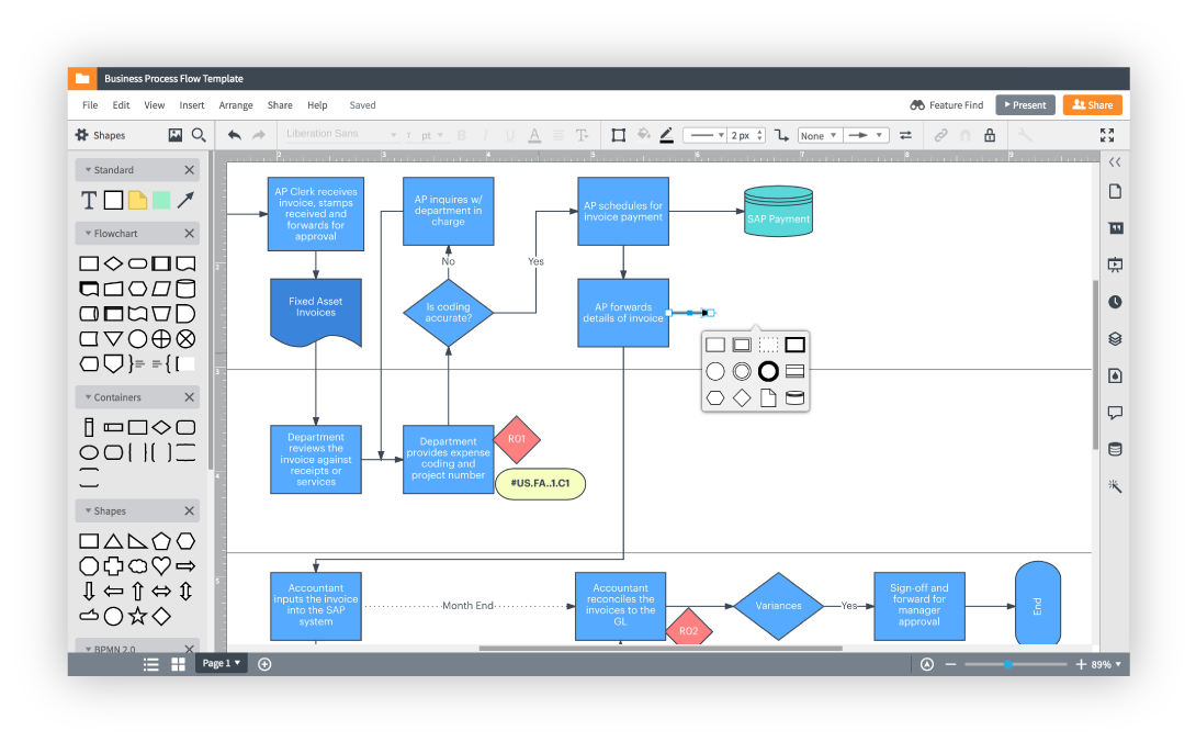 Build flowcharts in less time