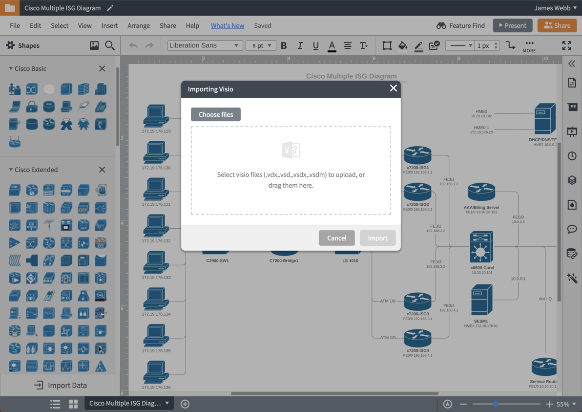 Replace Visio with Lucidchart