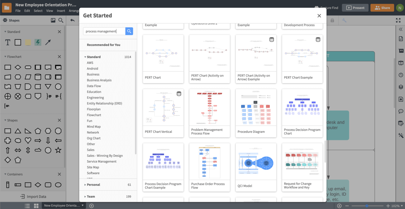 Define and optimize any process or workflow