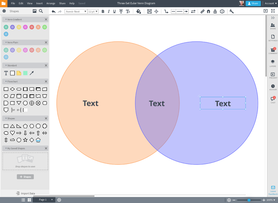 See how Lucidchart is the ideal Venn diagram maker