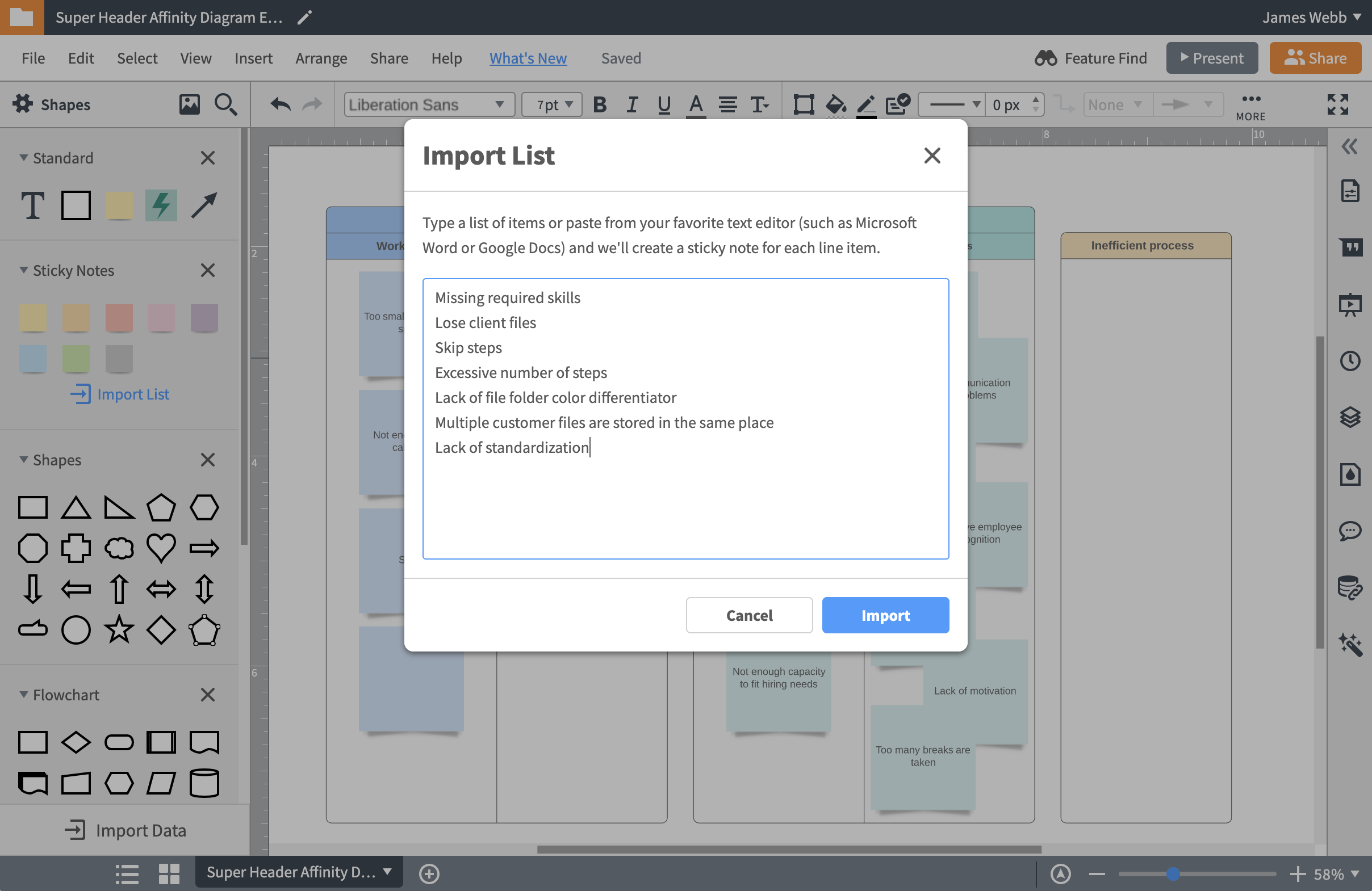 Créer un mur collaboratif virtuel en ligne | Lucidchart