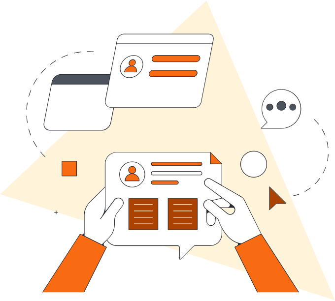 Een conceptuele weergave van de geavanceerde functies van Lucidchart