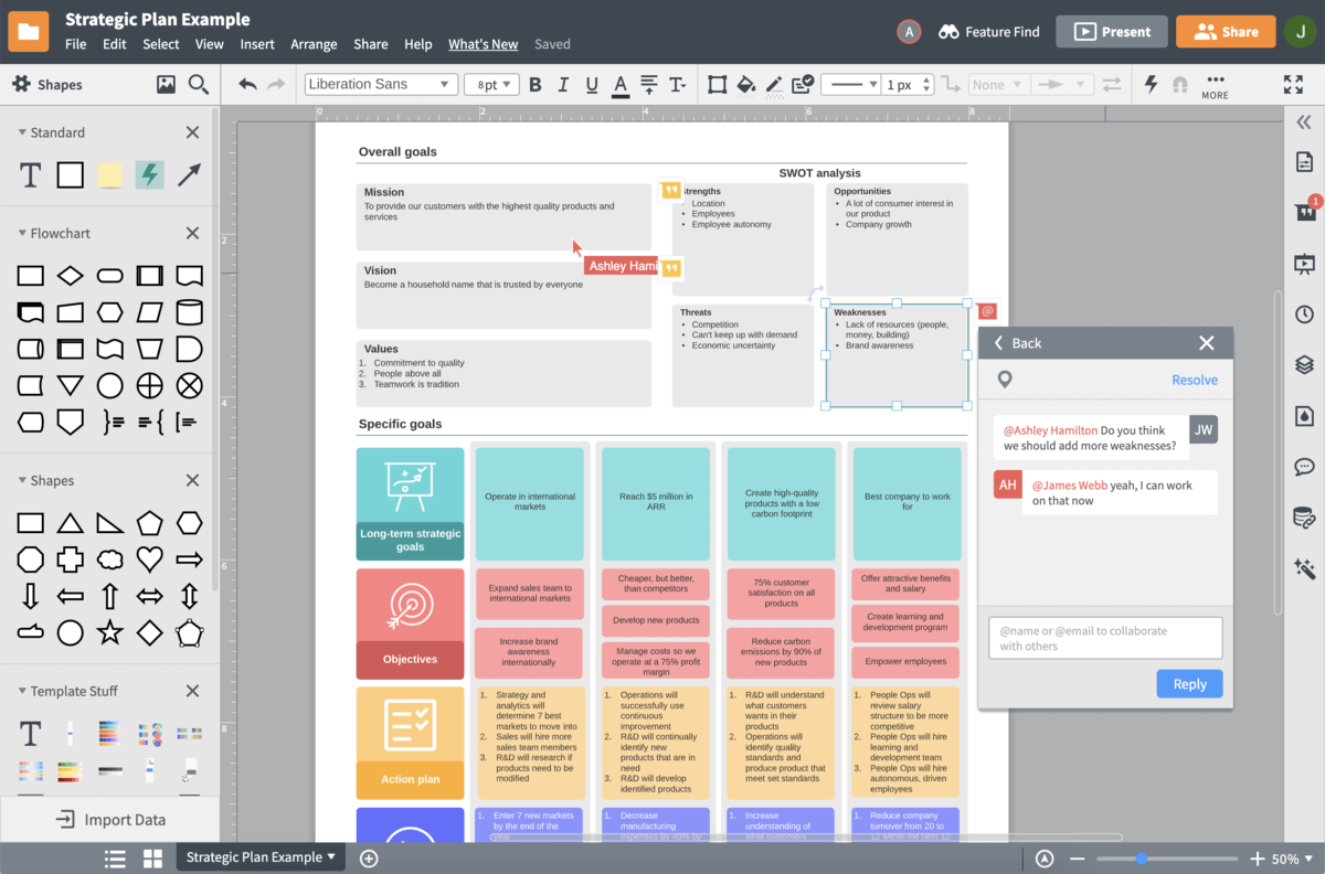 Collaborate in real time for better results