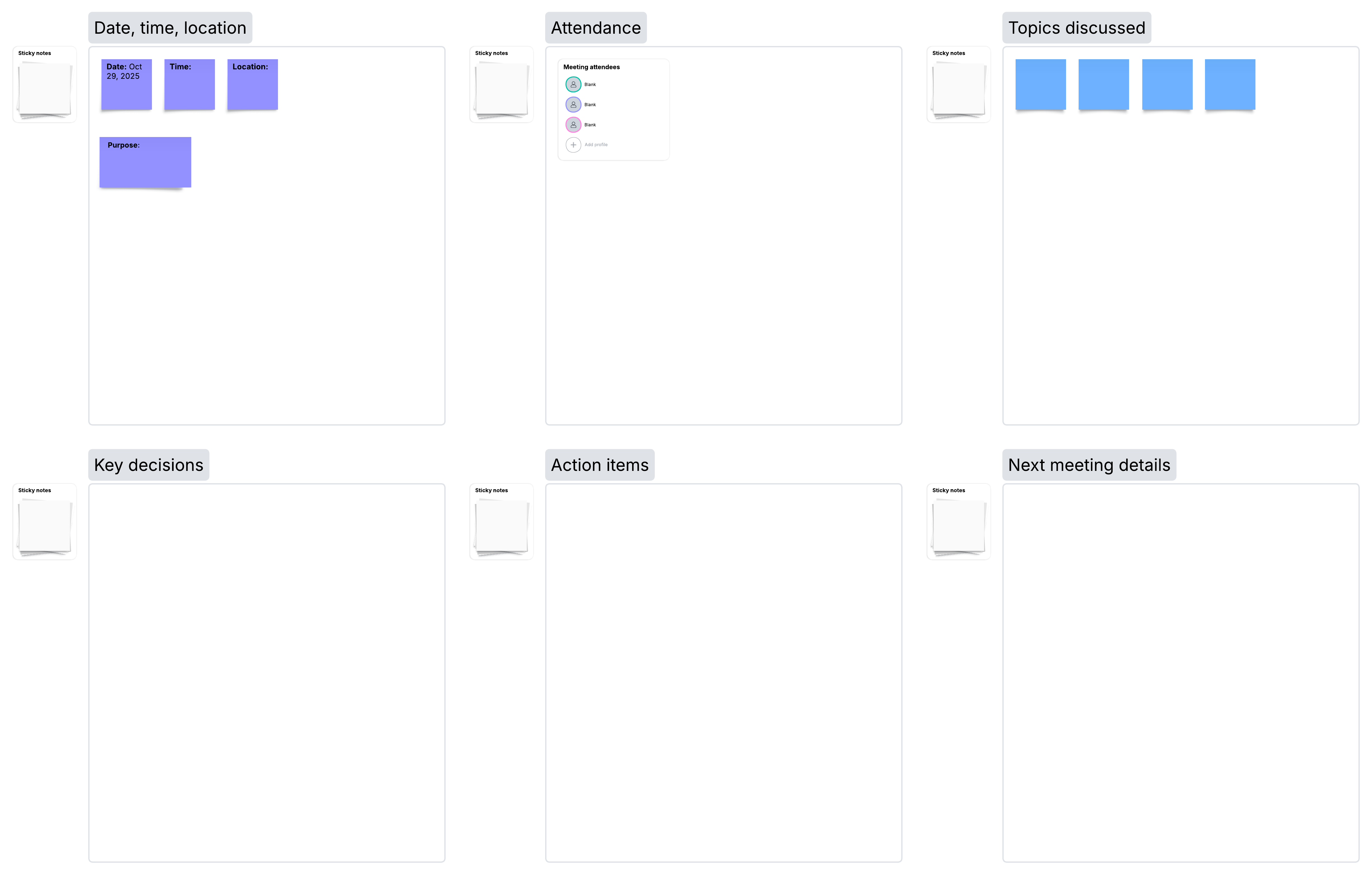 Maximize the efficiency of your documentation with this meeting minutes template. Click on the image to modify it online.
