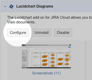 Configure the Lucidchart connector to your instance
