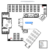 Büro Grundriss nach Abteilungen