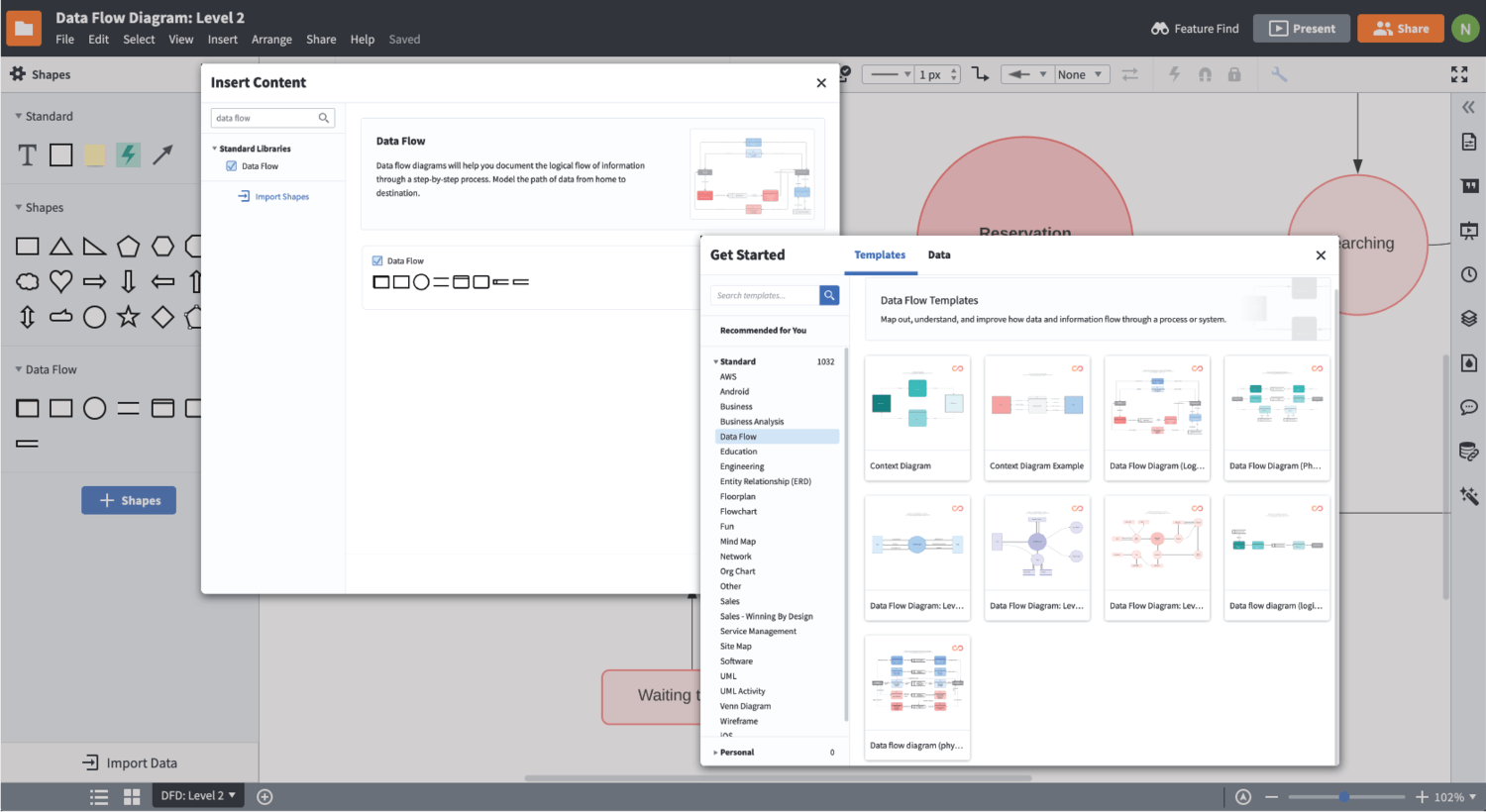 Use intuitive diagramming features to create technical diagrams in minutes