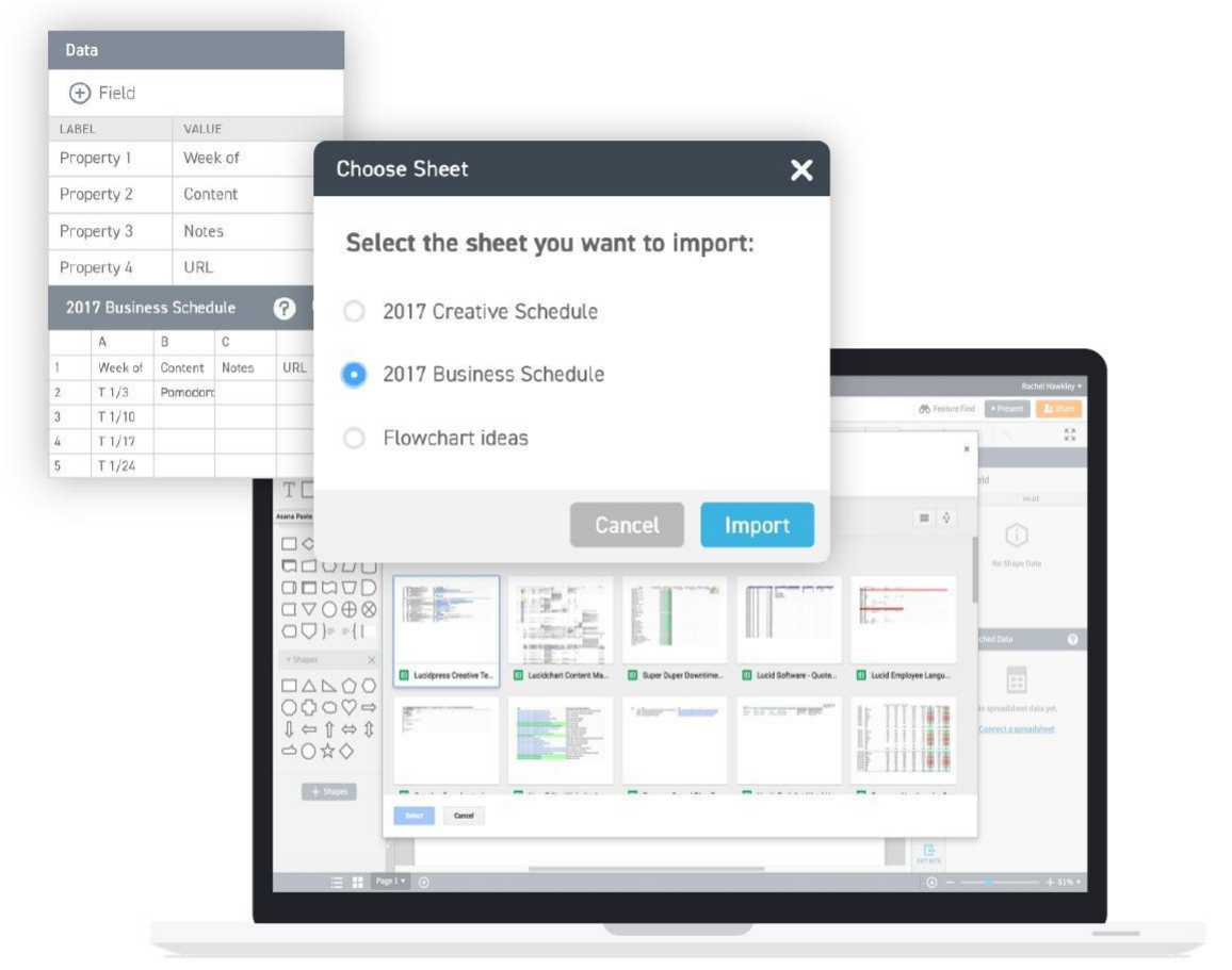 データリンク機能でより優れた図形に