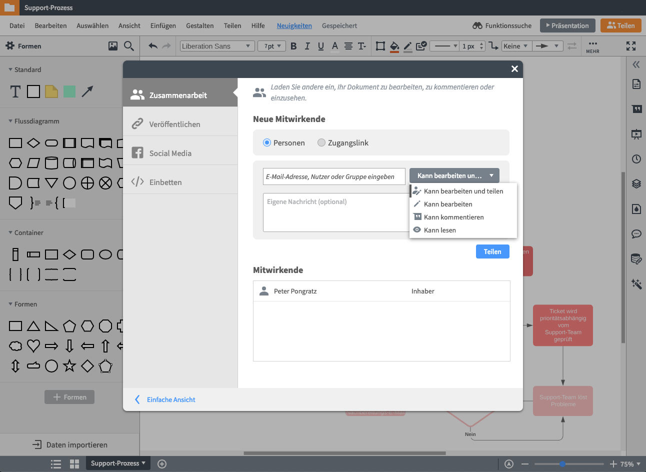 Collaborate and share instantly