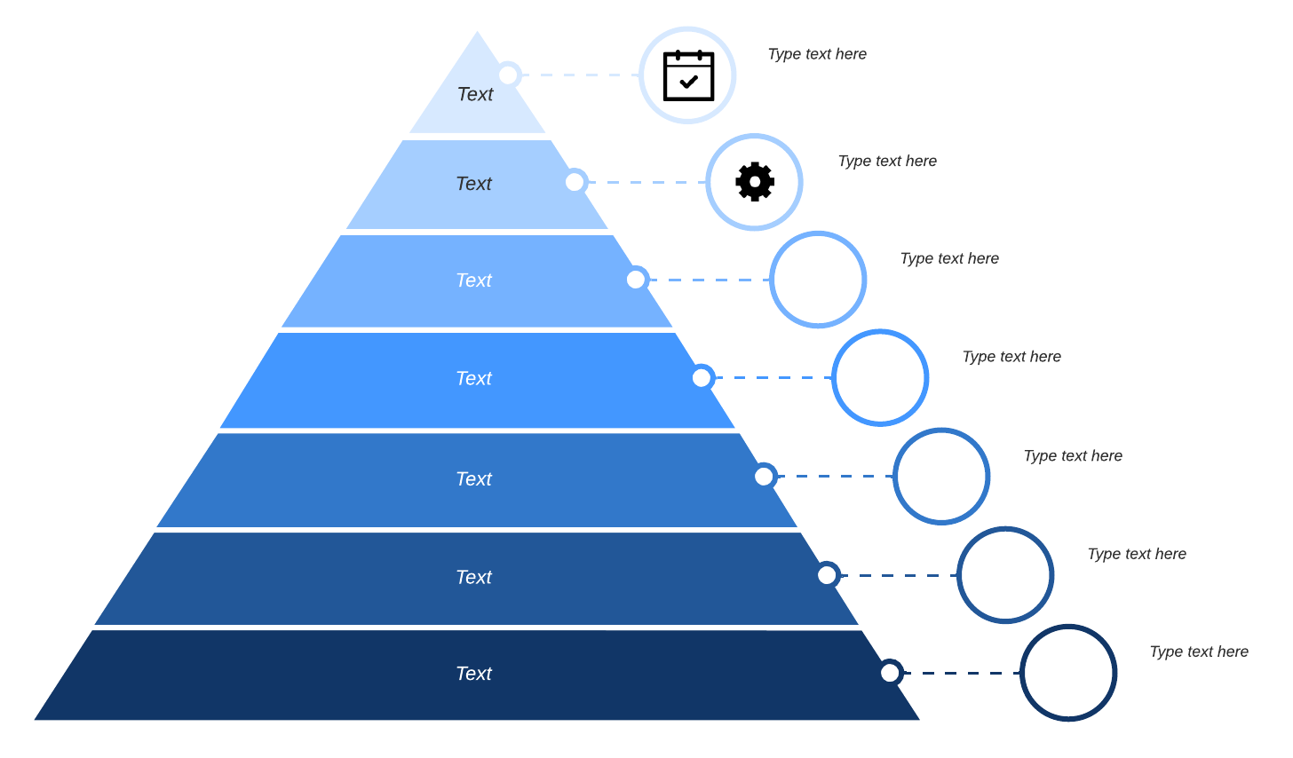 Pyramid with additional info template (click on image to edit)