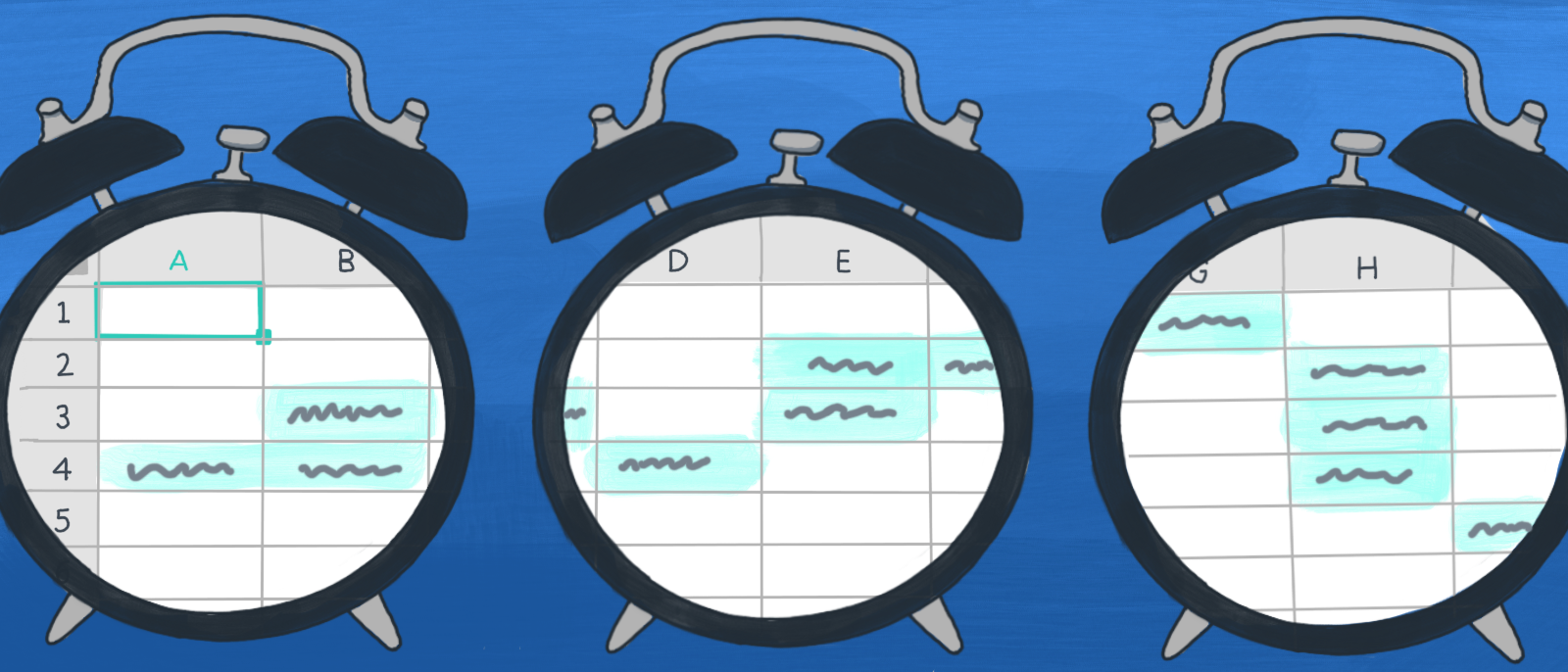 como criar uma linha do tempo no Excel