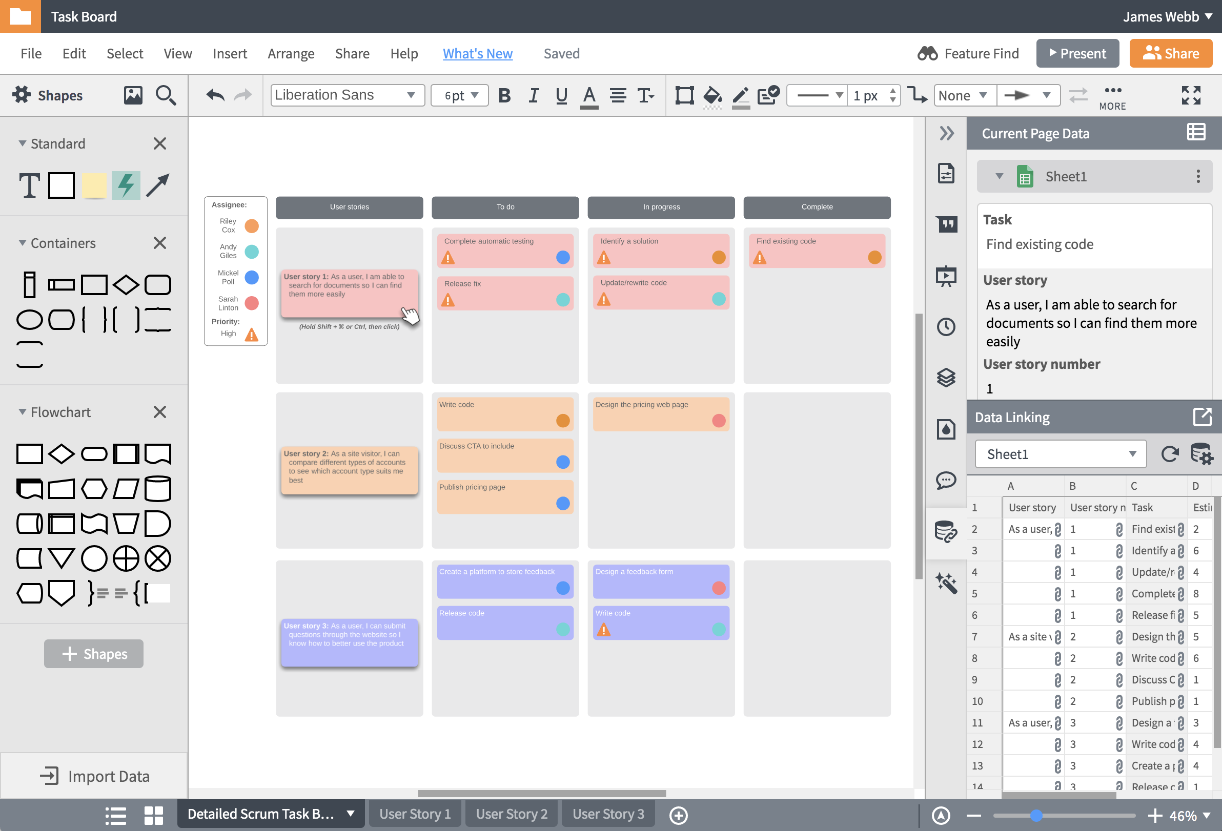 Showcase and share your work instantly