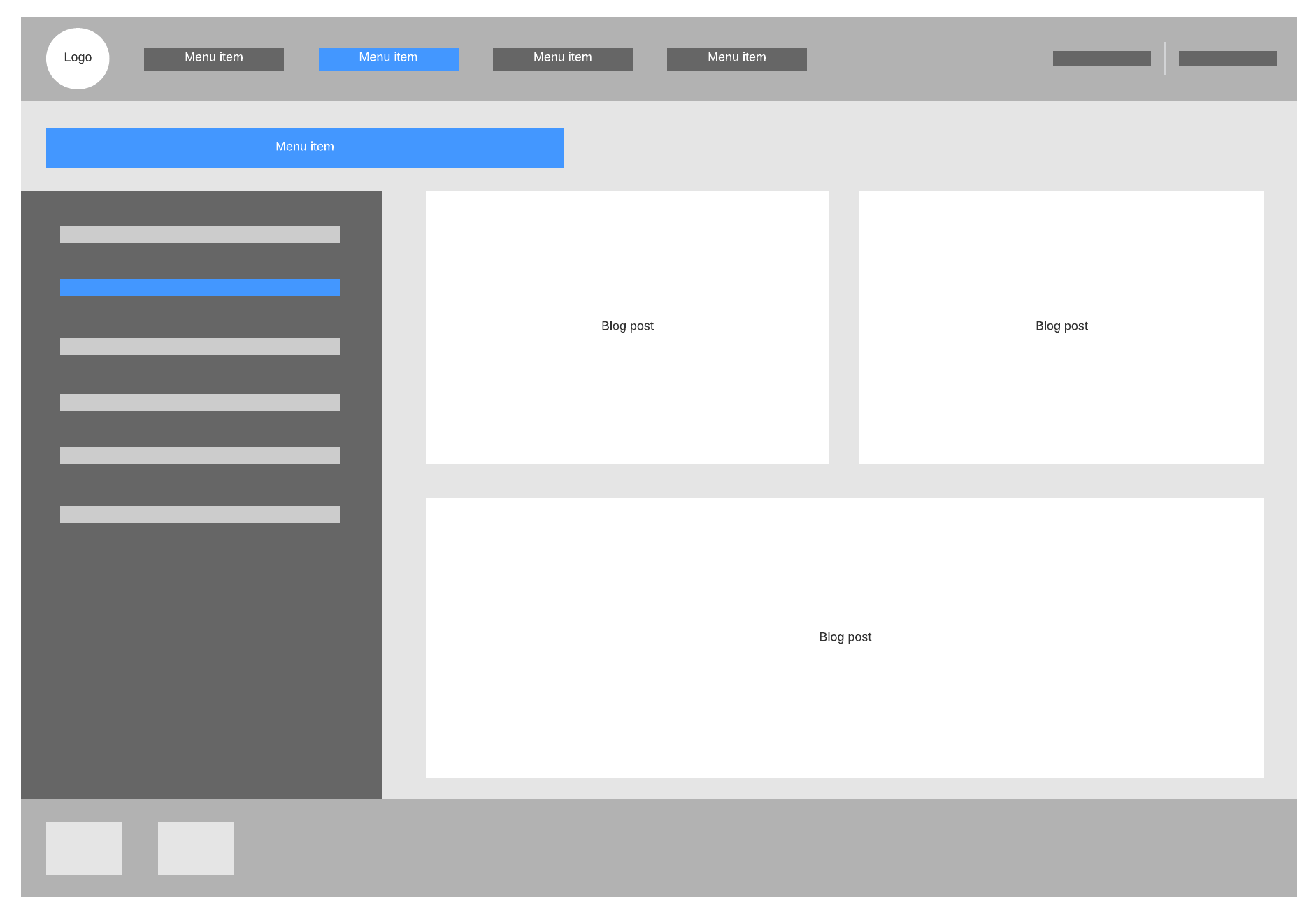 blog blockframe template