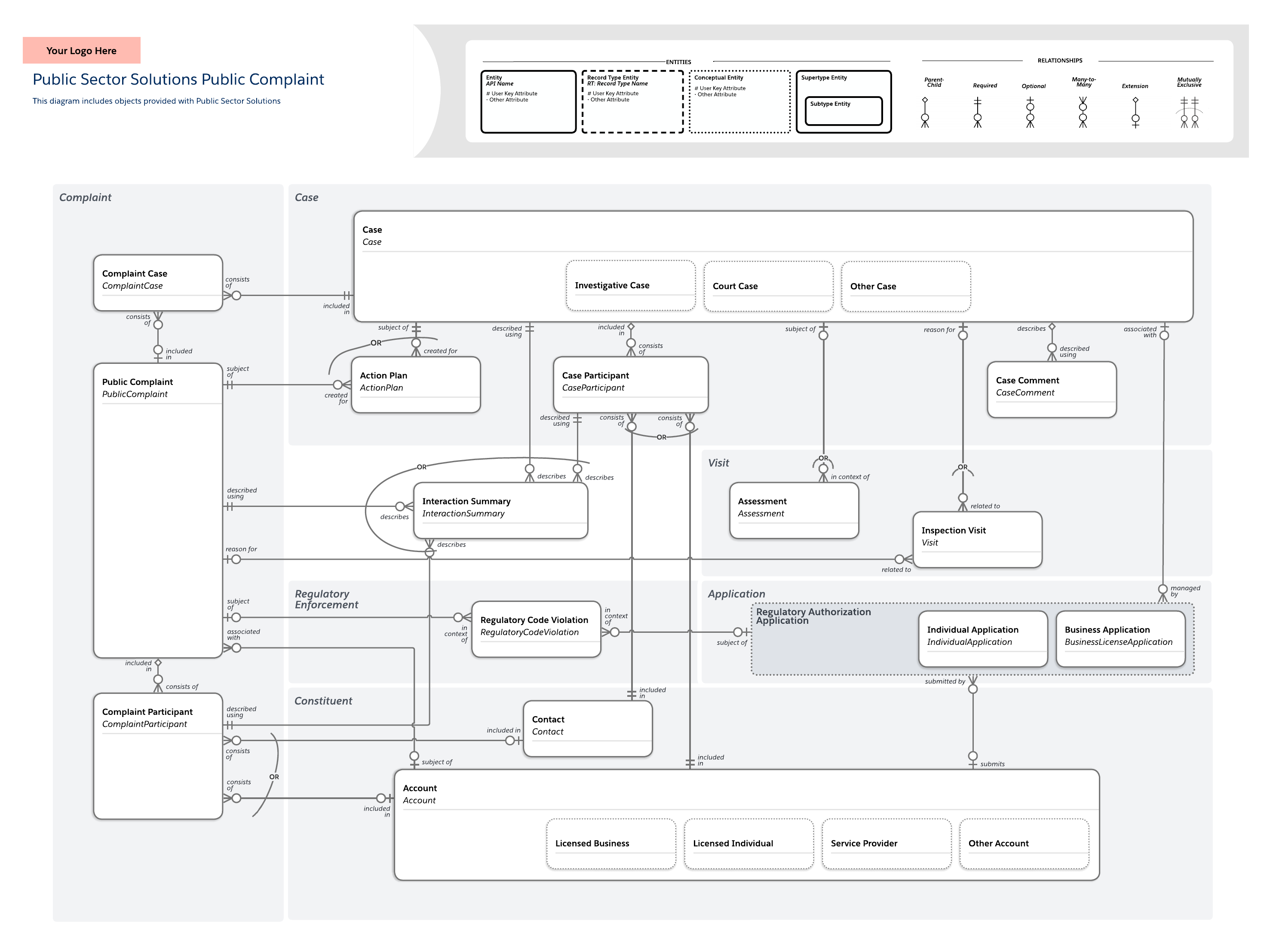 Public Sector Solutions public complaint template (click on image to edit)