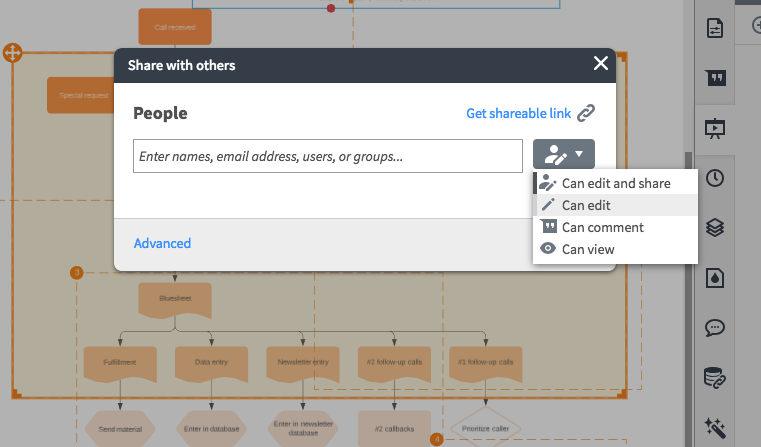Lucidchart permission controls