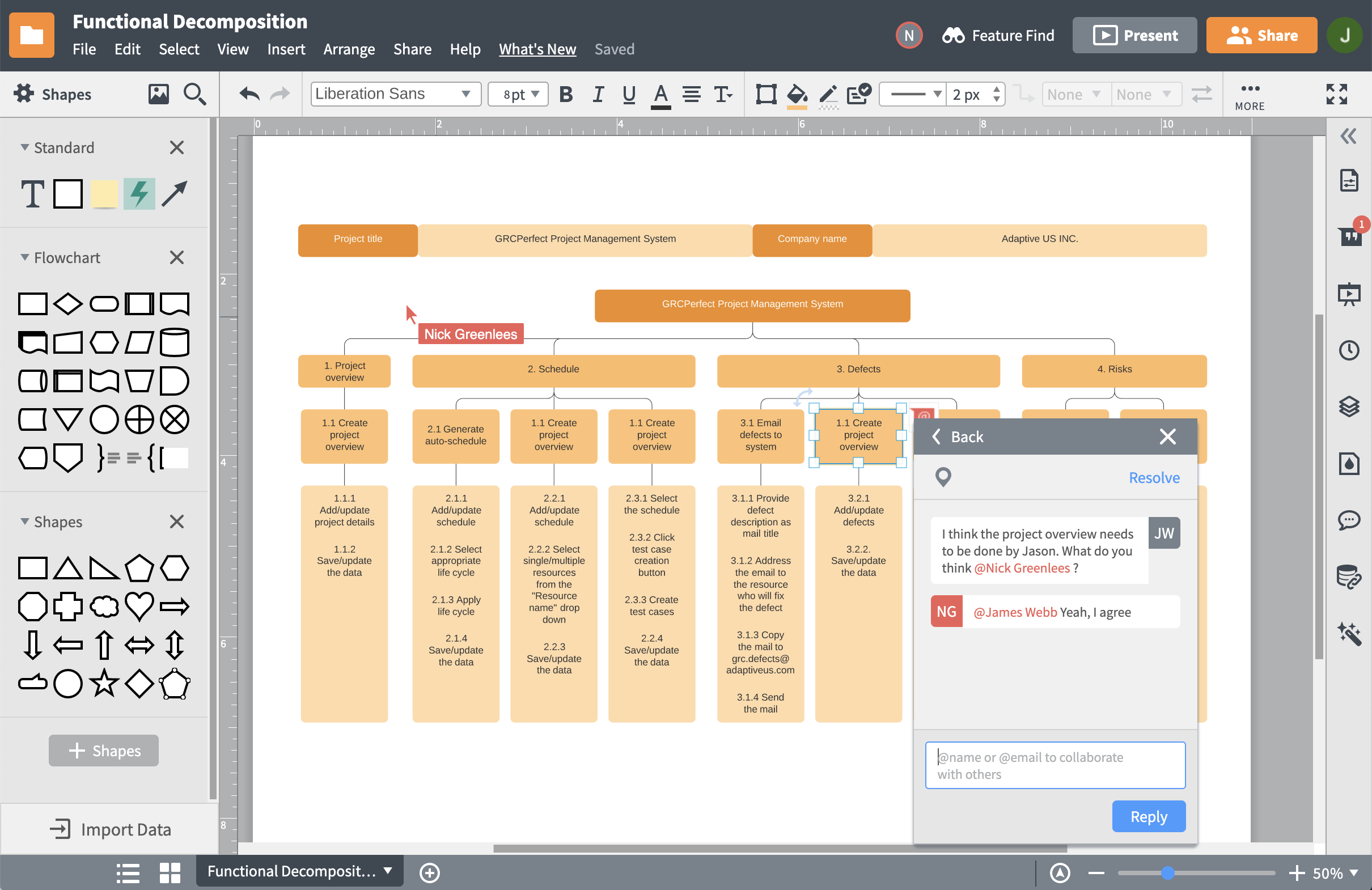 Collaborate in real time with your entire team