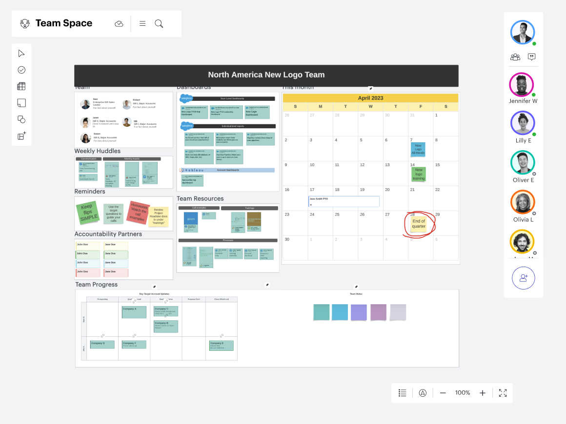 Team spaces make it easier for teams to collaborate and navigate change together.