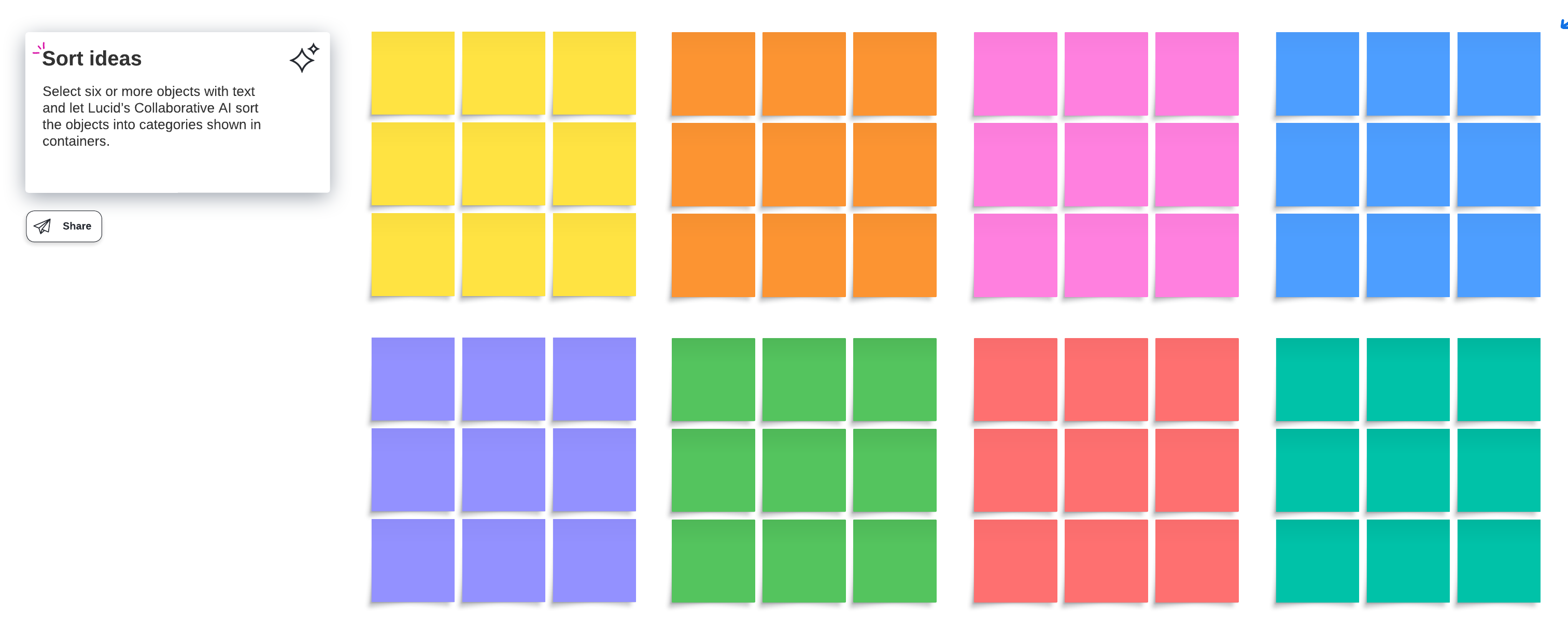 Sticky notes template (click on image to edit)