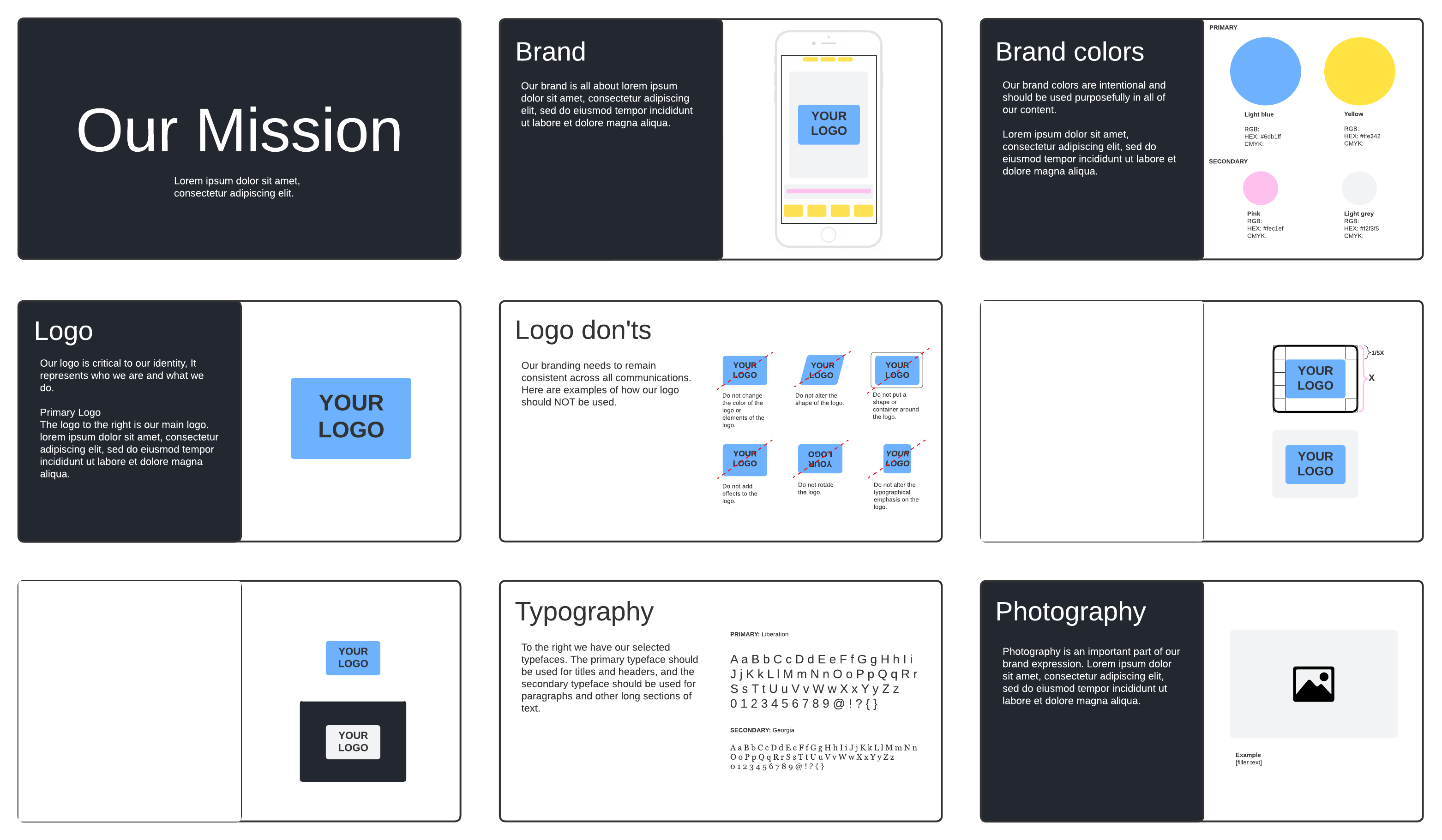 Brand guidelines template (click to use template)