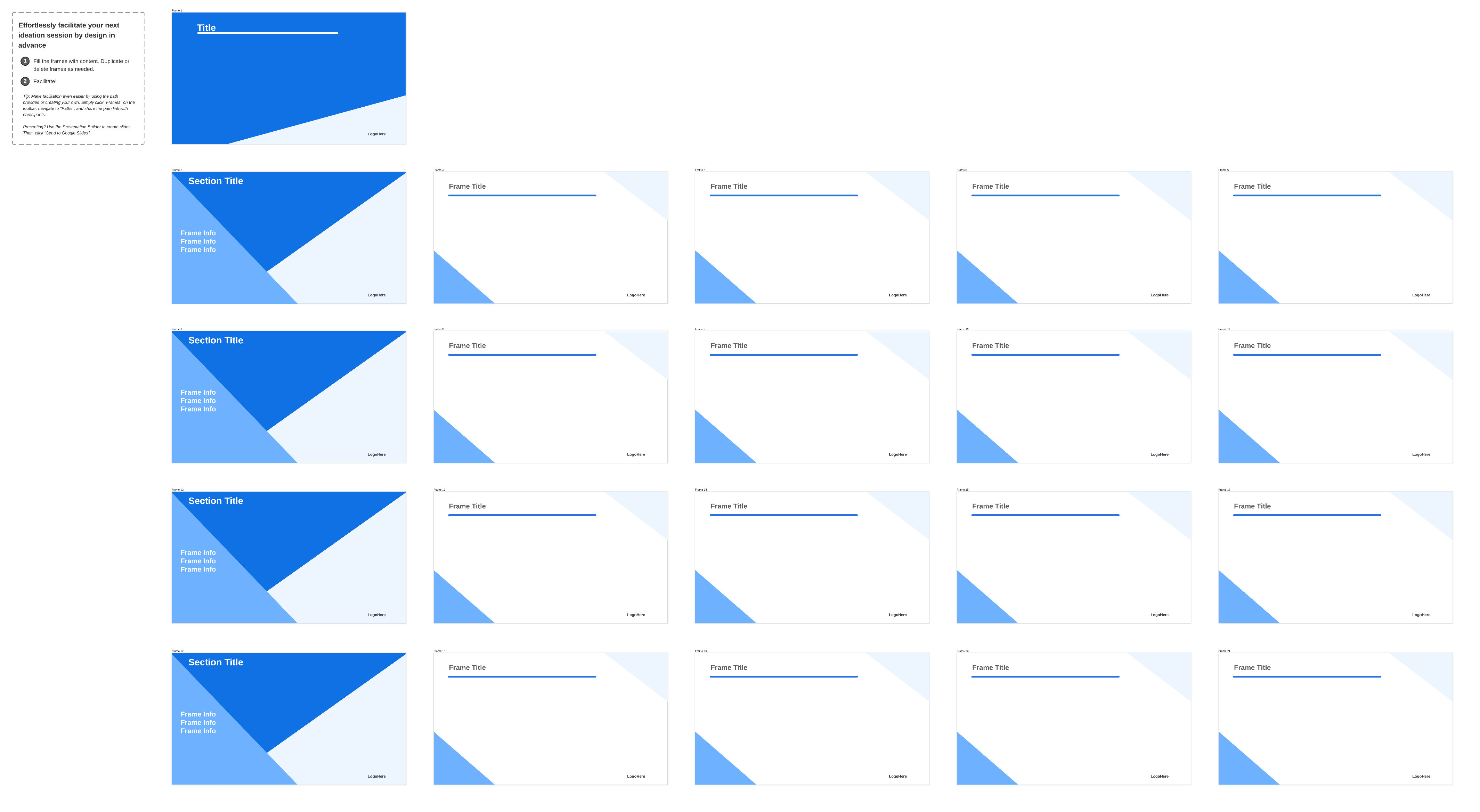 Frame structure template example (click to modify image online)