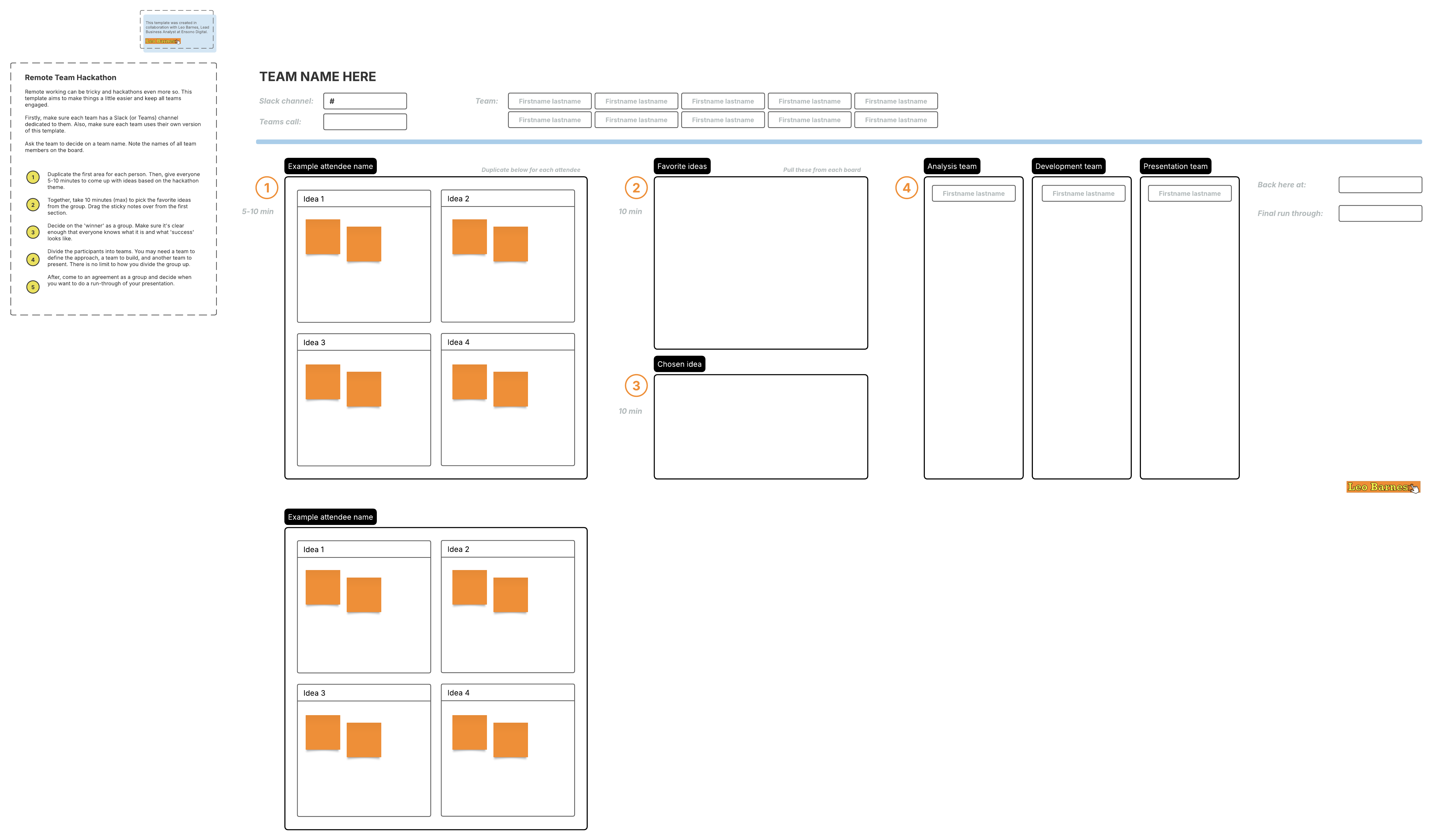 Use our free template to plan an engaging and organized hackathon.