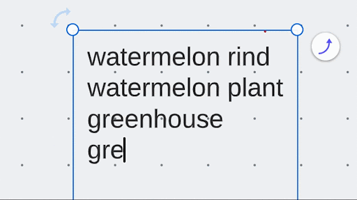 Word association example