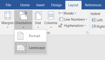 Landscape Orientation
