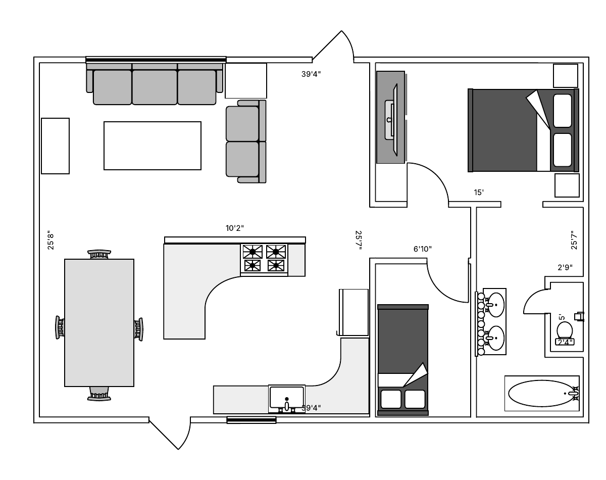 Grundriss Wohnhaus