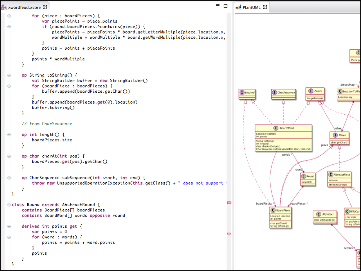 Competitive Plant Uml Scripting