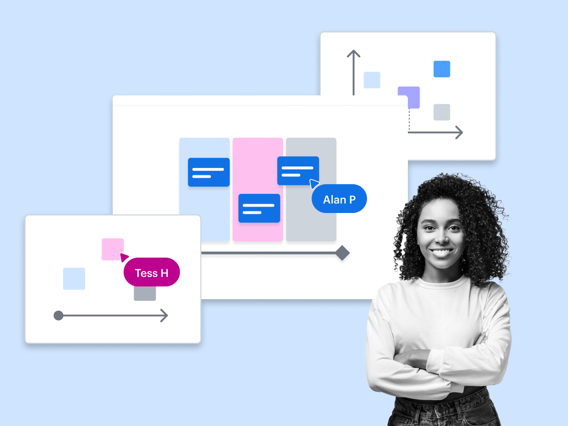 Visual collaboration helps team members align on ideas and feedback quickly.