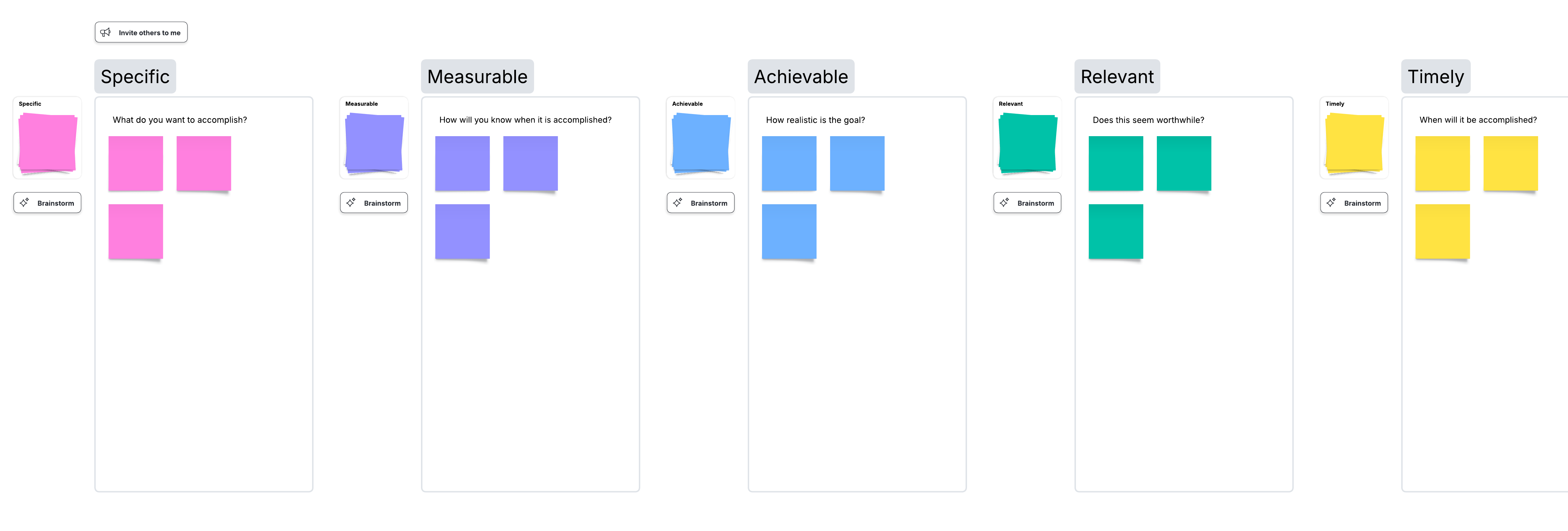 SMART goals template (click on image to edit)
