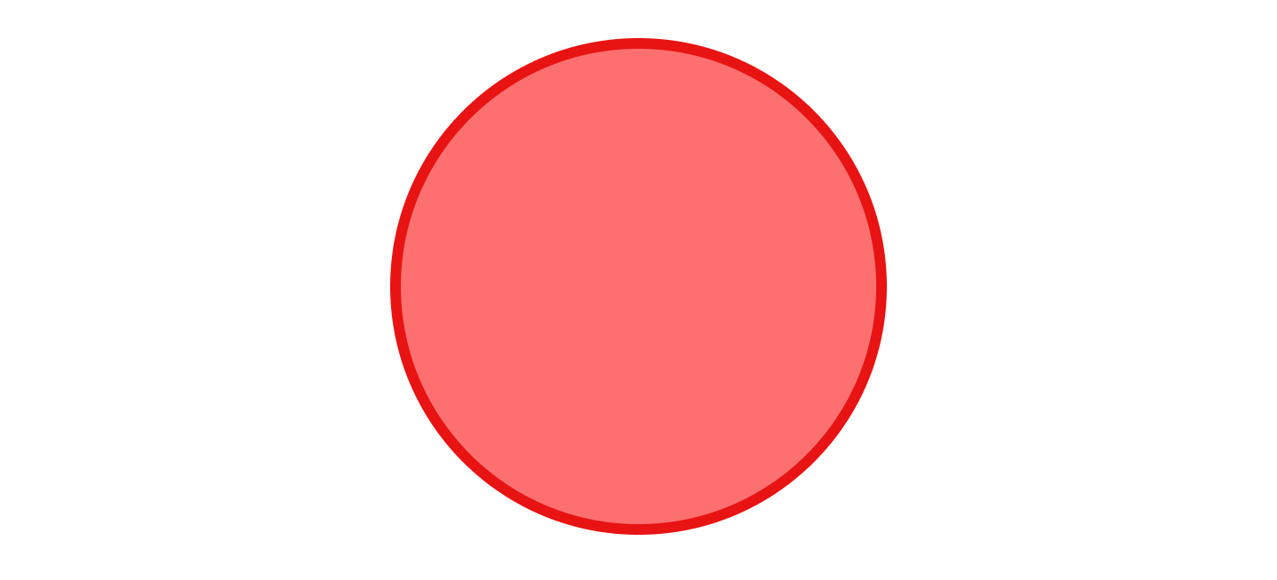 Red circle