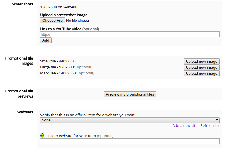 Google Apps Script add-on webstore entry form