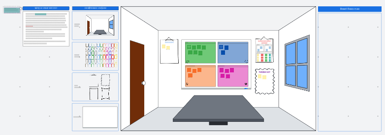 Team room template (click on image to edit)