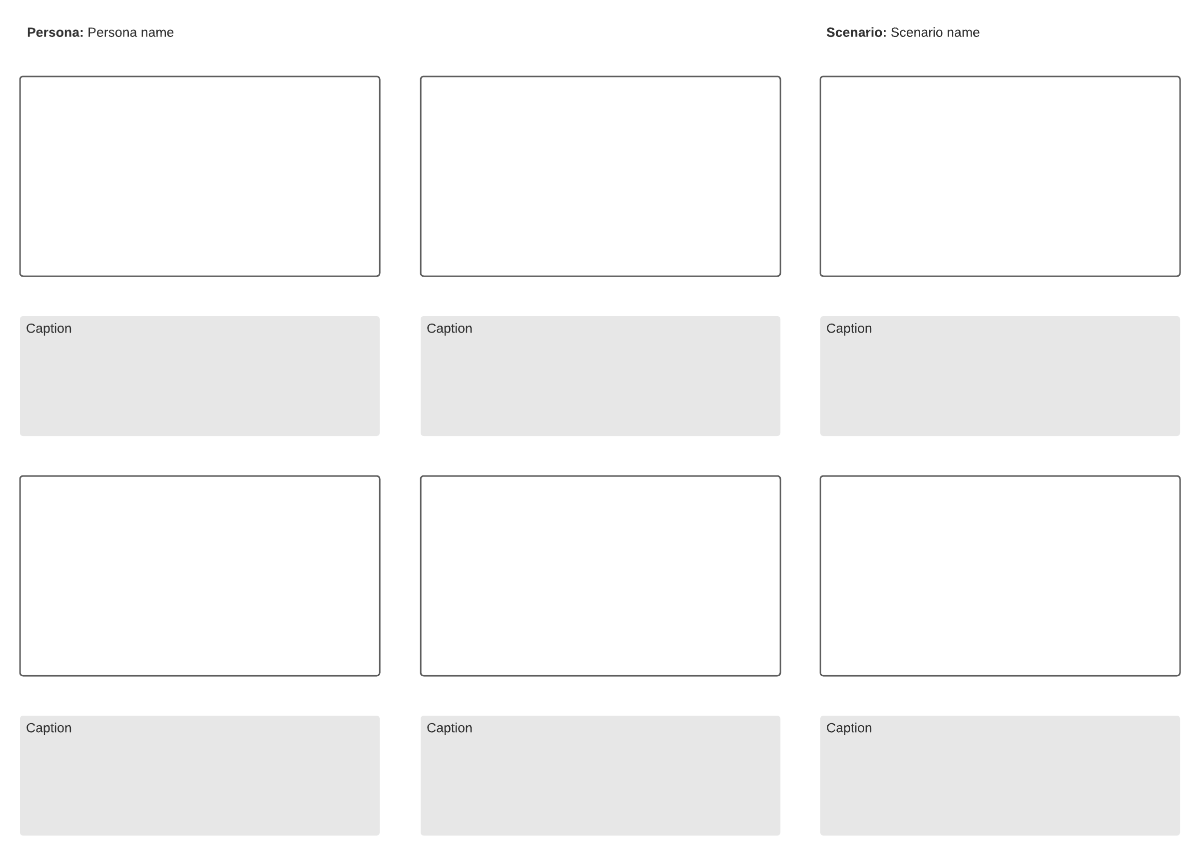 Exemple de storyboard (cliquez sur l’image pour effectuer des modifications en ligne)