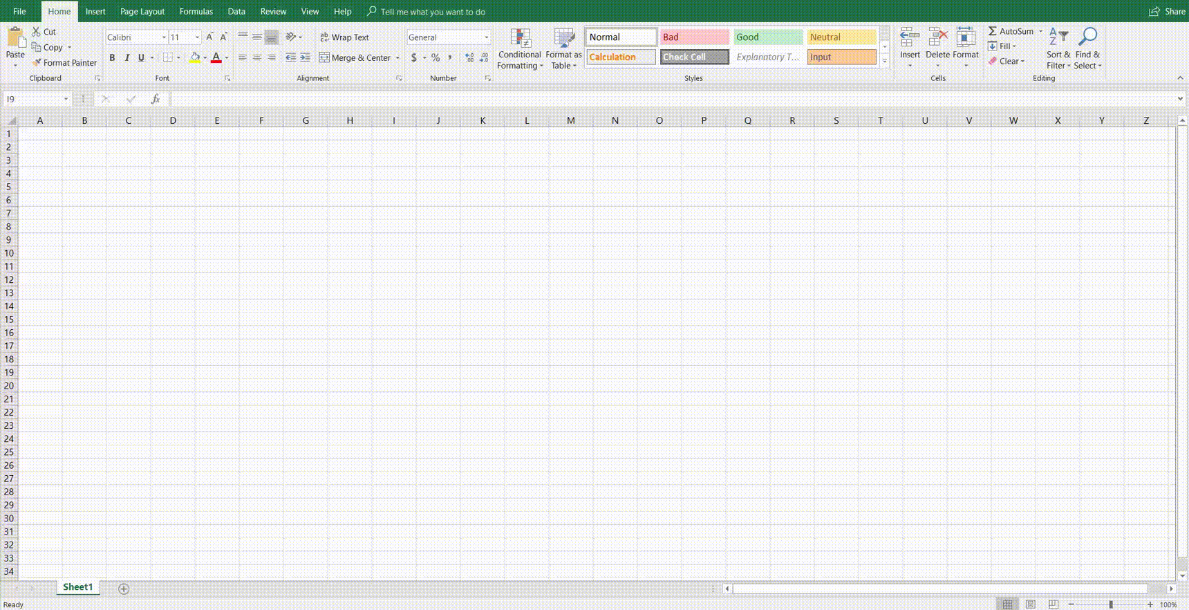 Flowchart in Excel Add Shapes gif