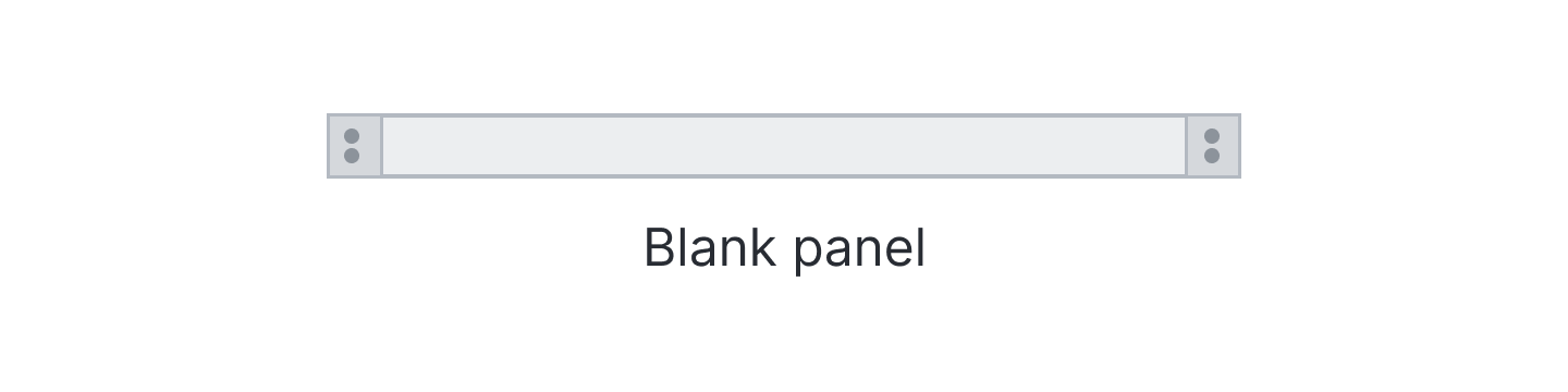 Blank panel symbol