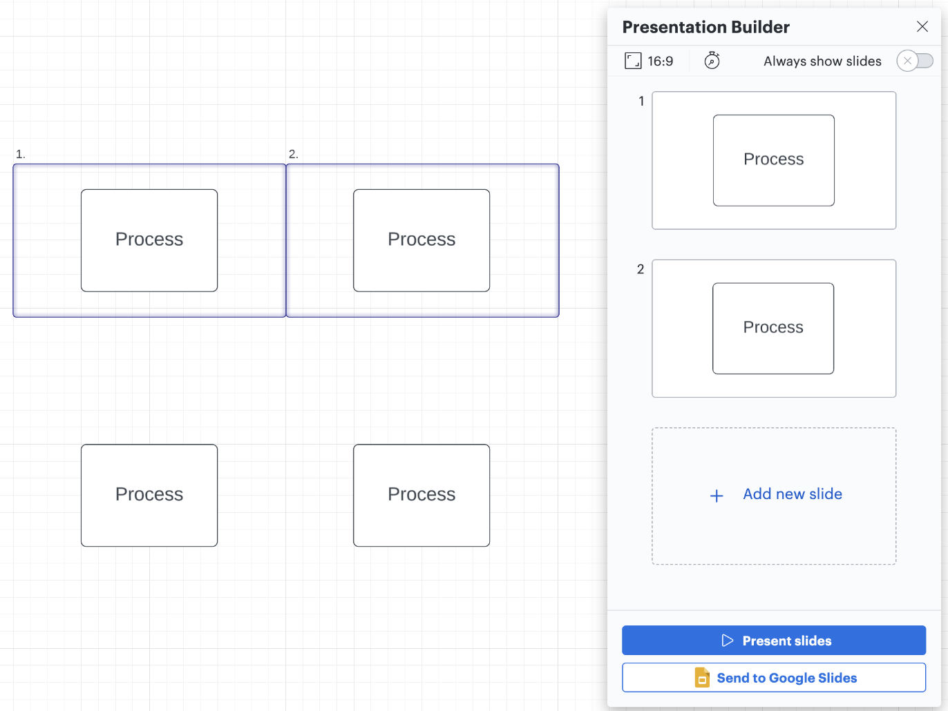 Leverage the work you've already done with Presentation Builder.