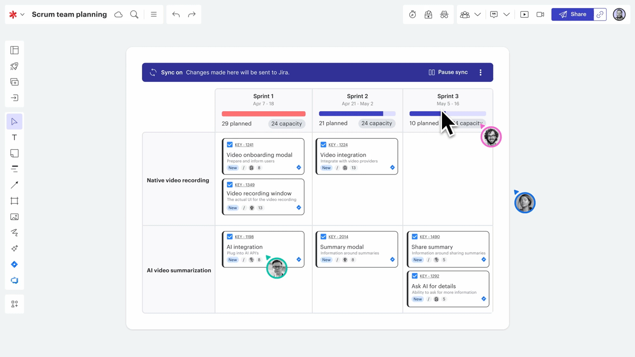 Conduct scenario planning in Lucid without disrupting your existing system of record.