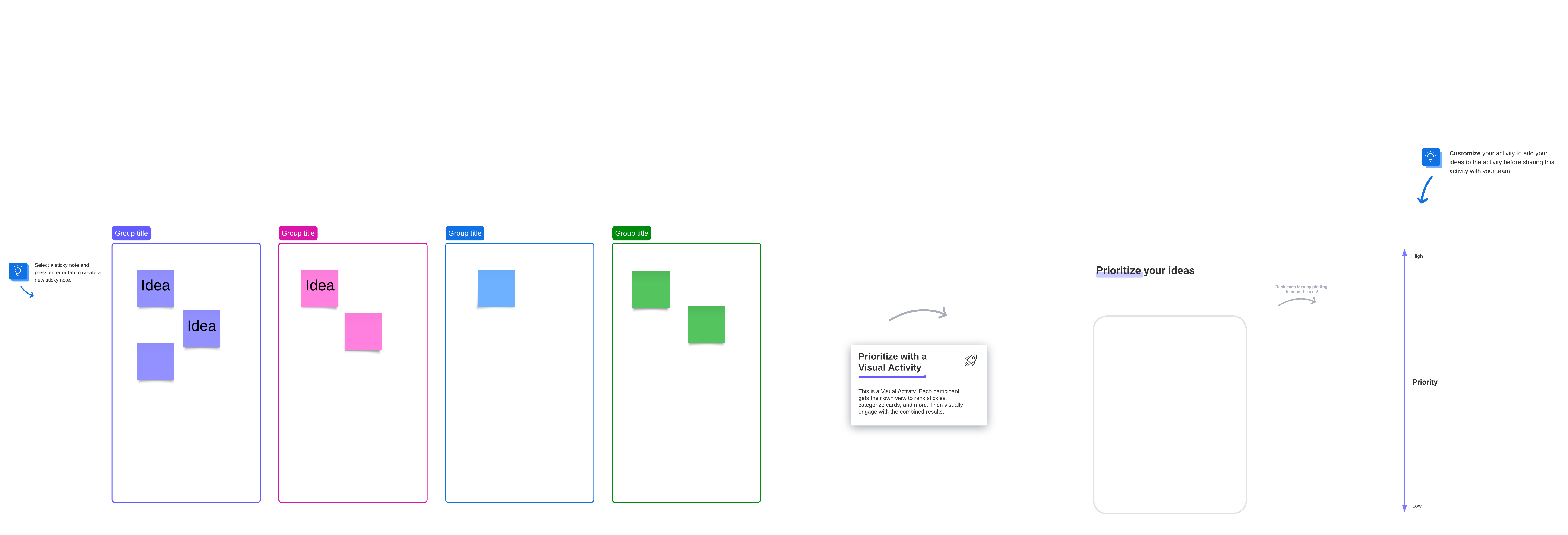 Affinity diagram template (click on image to modify online)