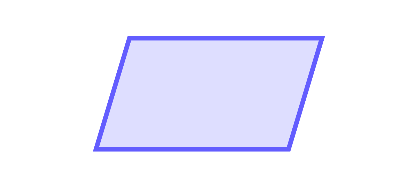 Purple parallelogram