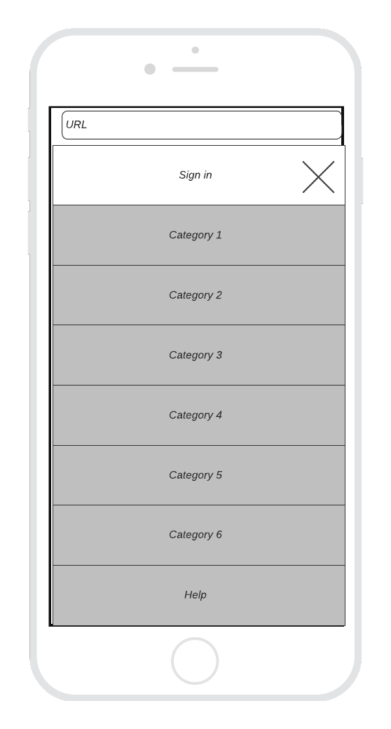 Optimize your website’s UI/UX for mobile devices in Lucid by clicking on the template image.