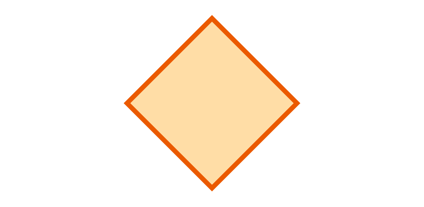 Orange diamond