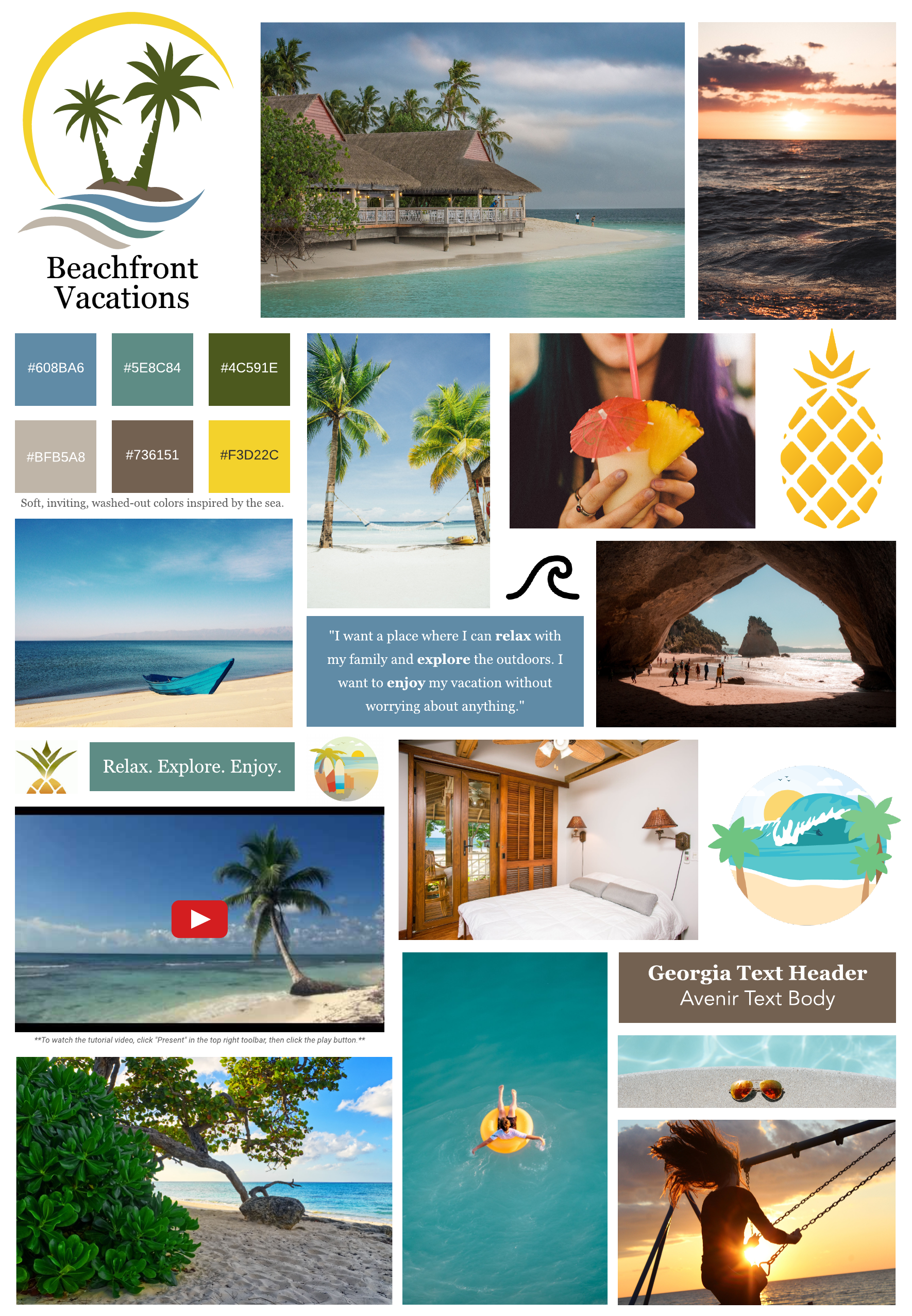 Mood Board Example (Click on image to modify online)