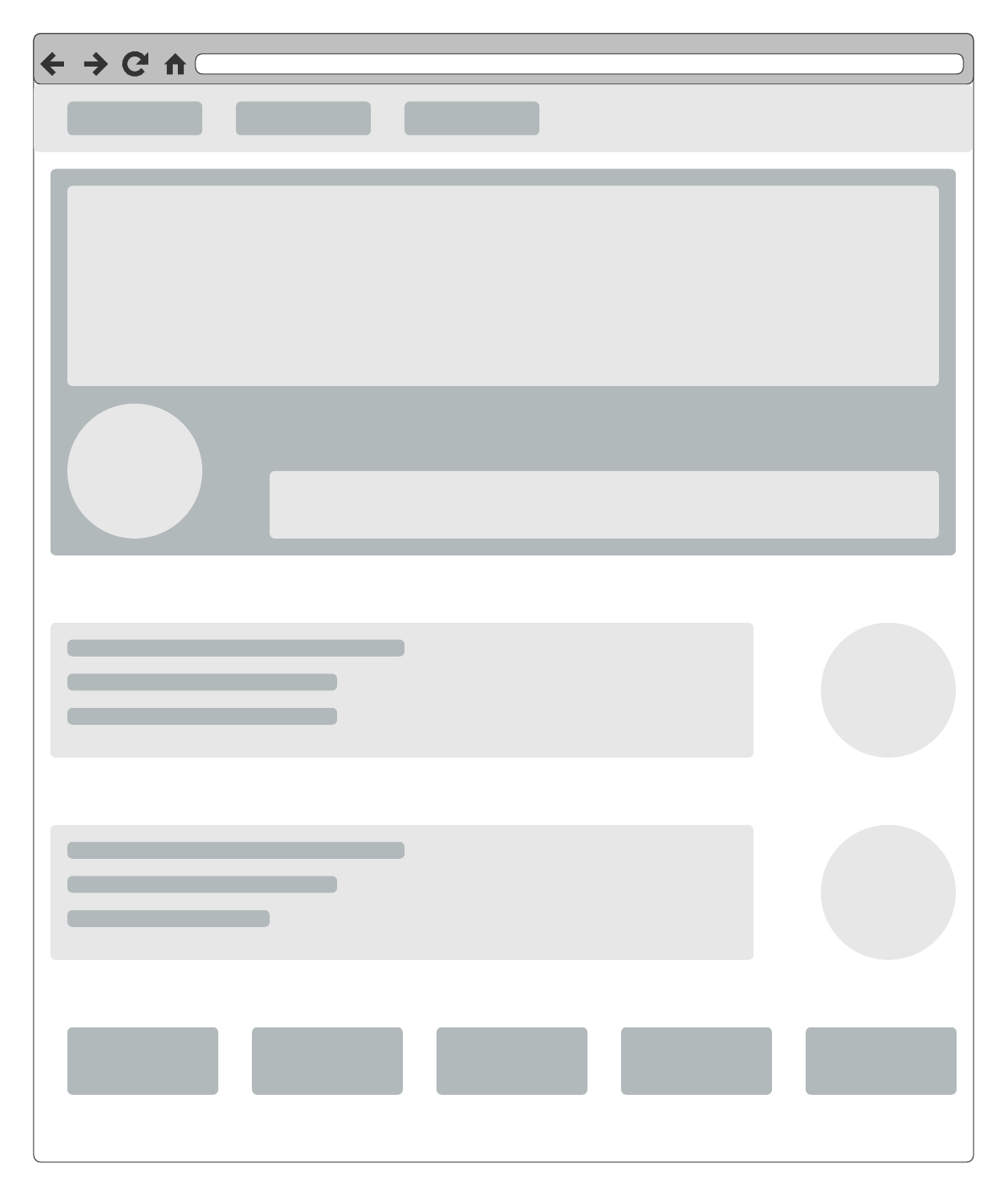 Website wireframe (Click on image to modify online)