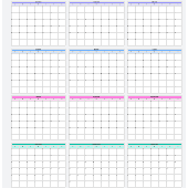 Digitaler Jahreskalender